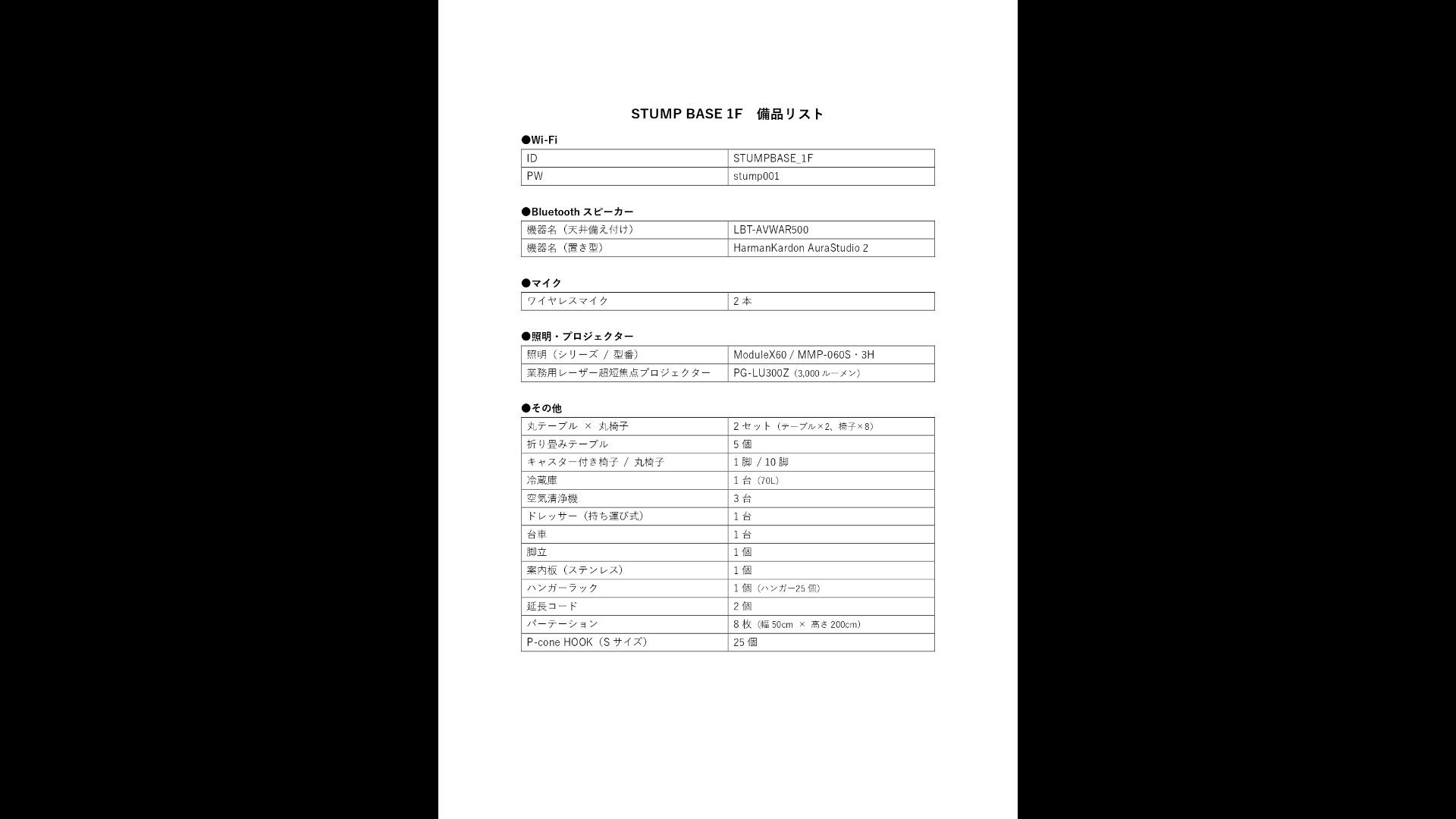 STUMP BASE 1F ｜ STUMP BASE ｜ イベント会場検索サイト ｜ VENUE LINK